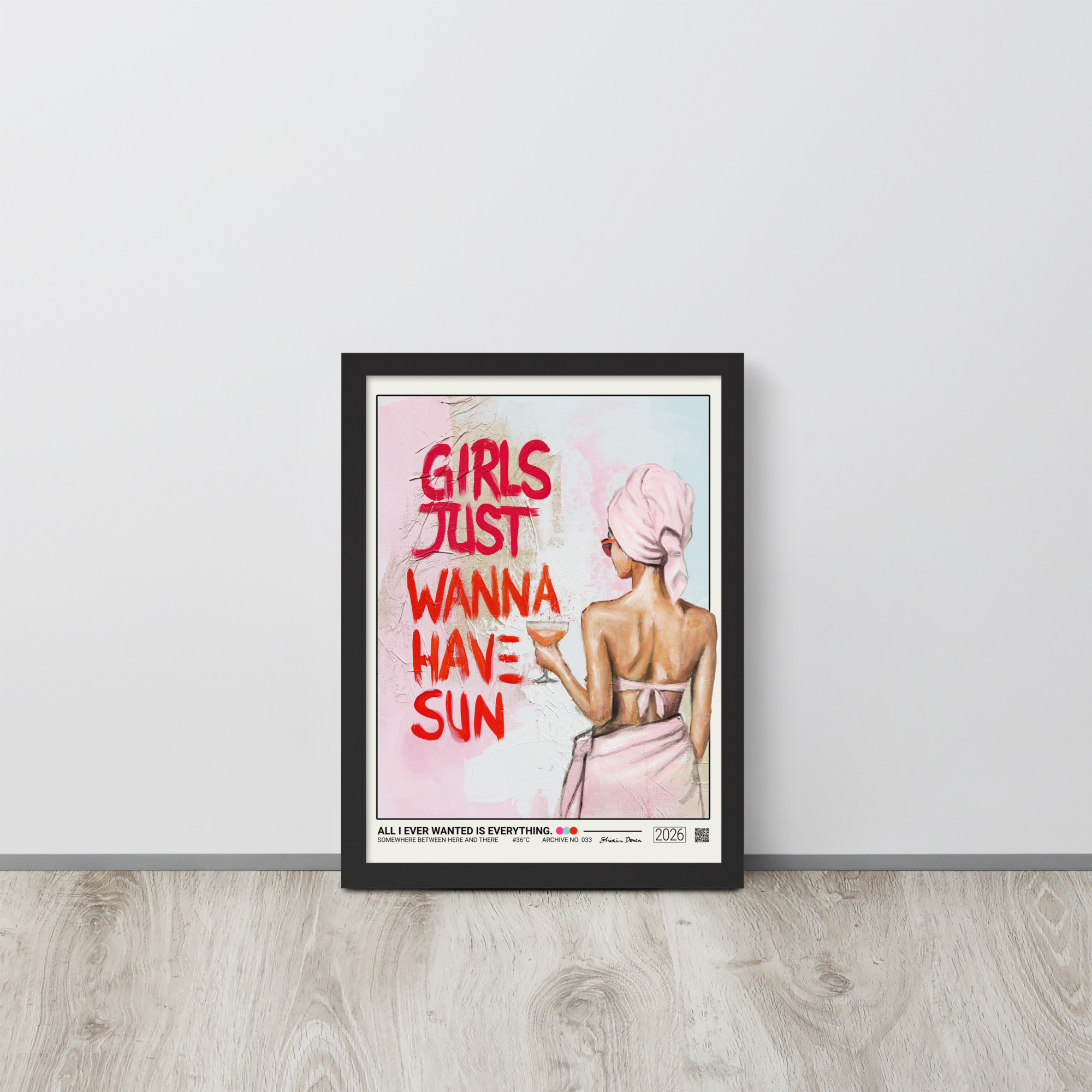 All I Ever Wanted Was Everything. - Framed Poster - Image 2