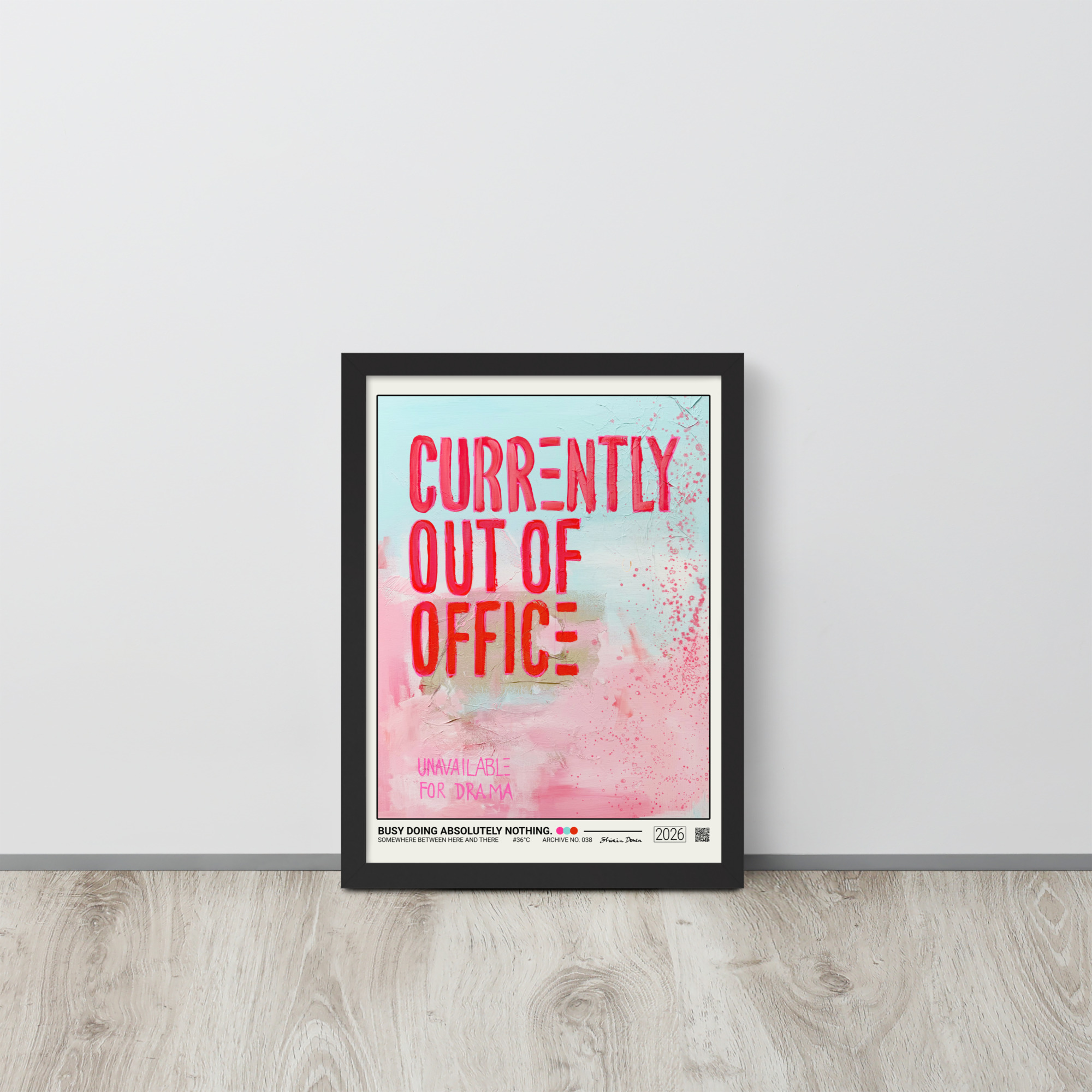 Busy Doing Absolutely Nothing. - Framed Poster - Image 2