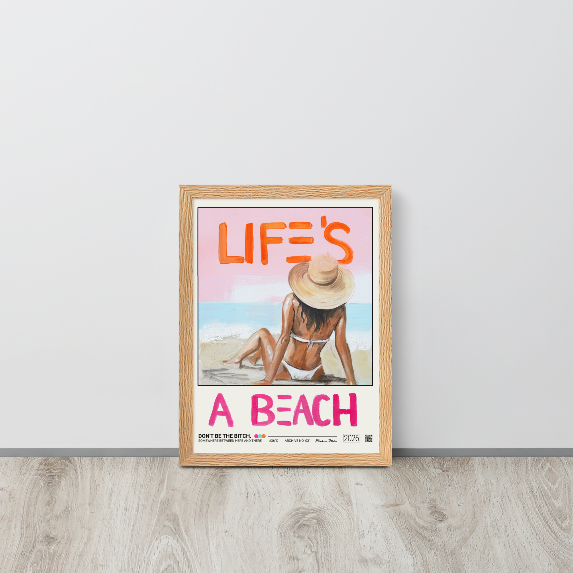 Don't Be The Bitch. - Framed Poster - Image 4