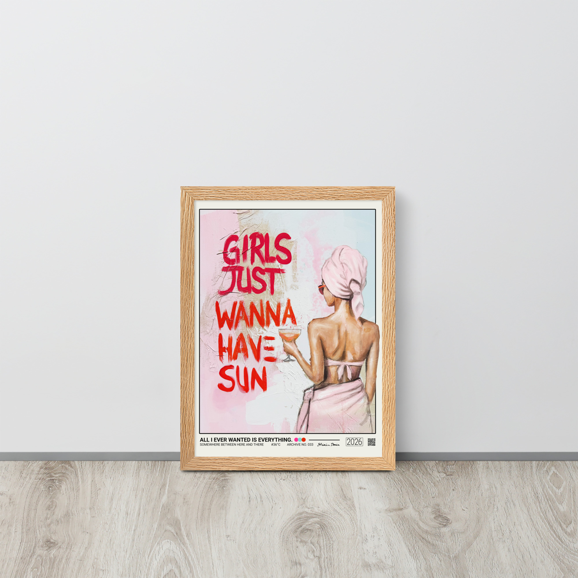 All I Ever Wanted Was Everything. - Framed Poster - Image 3