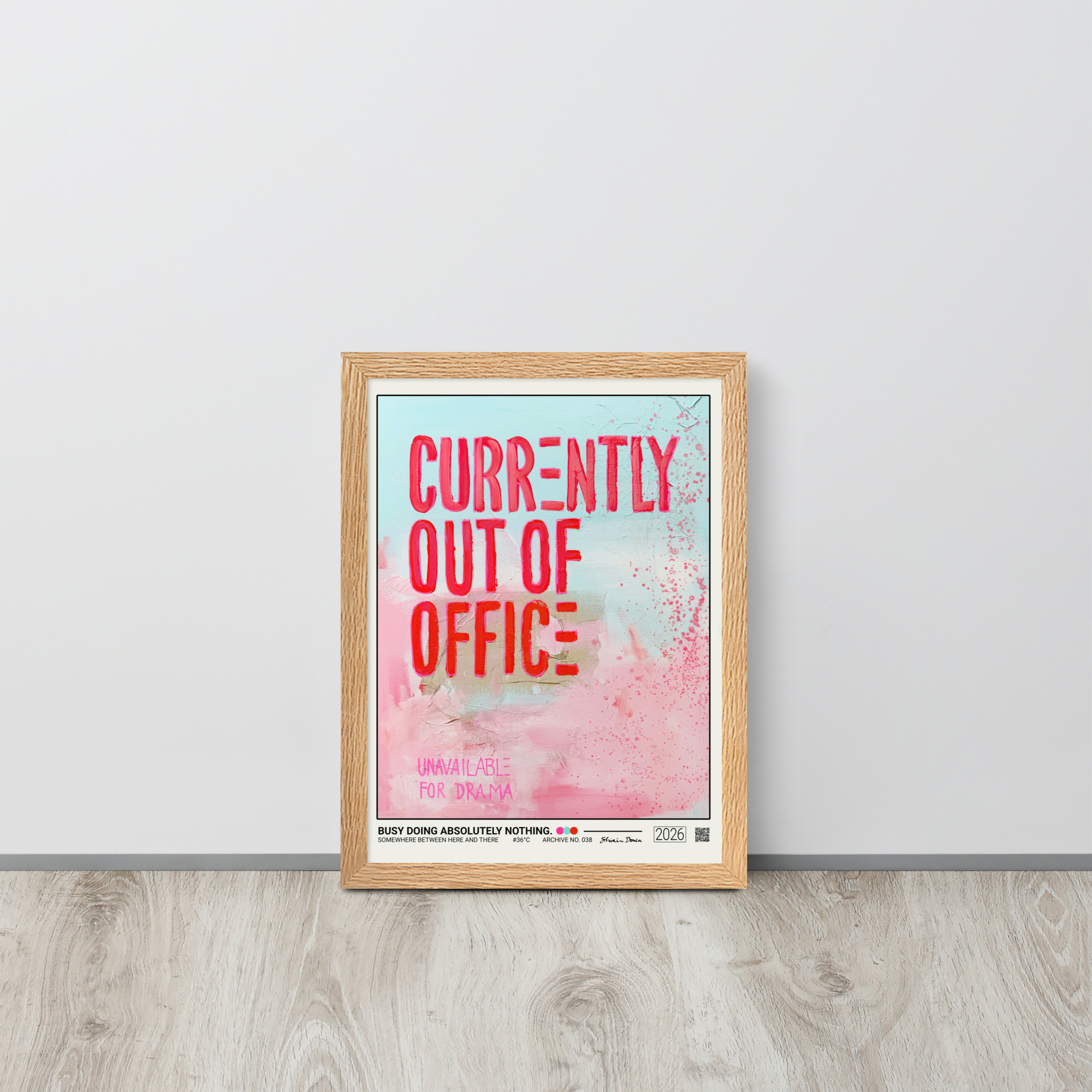 Busy Doing Absolutely Nothing. - Framed Poster - Image 3