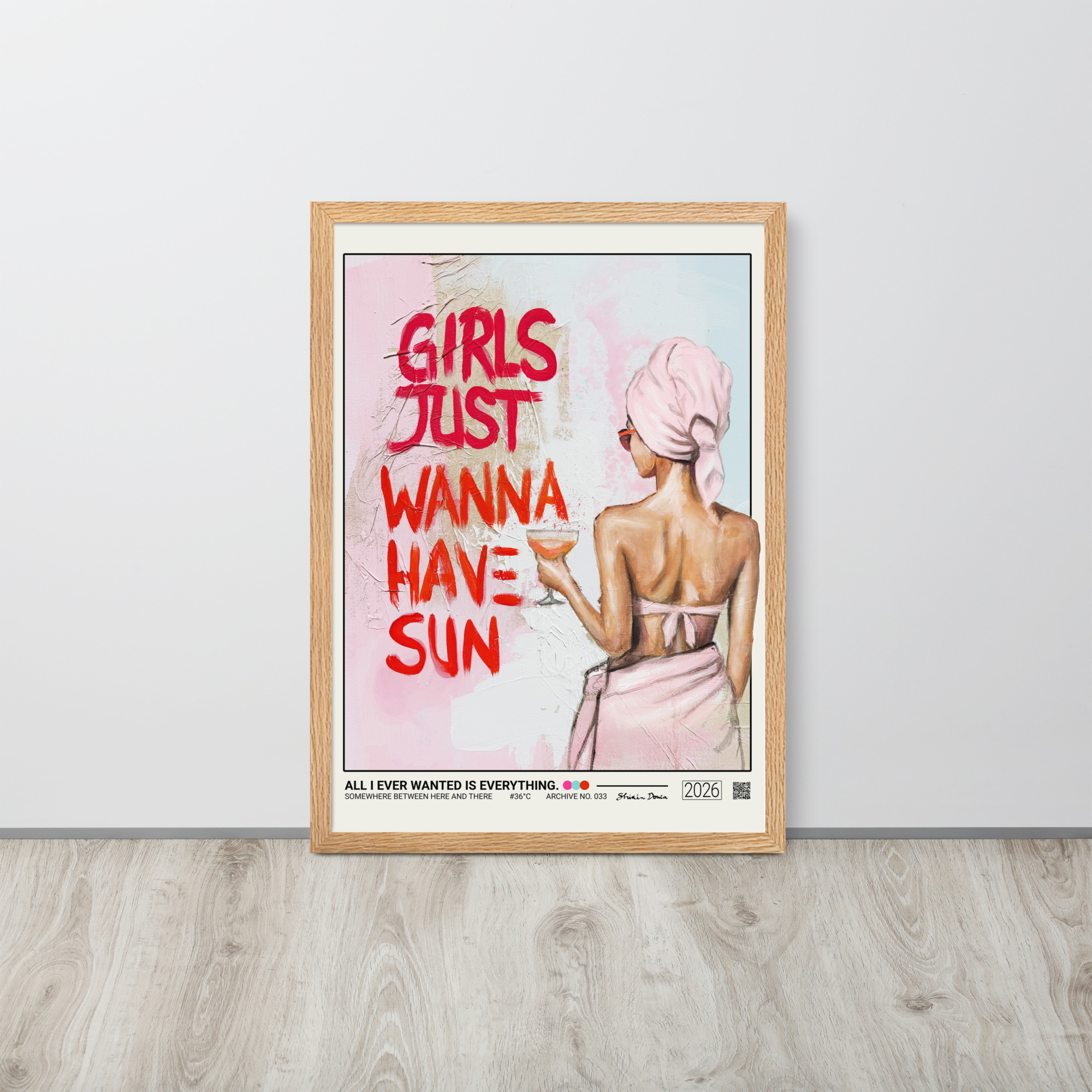 All I Ever Wanted Was Everything. - Framed Poster - Image 4