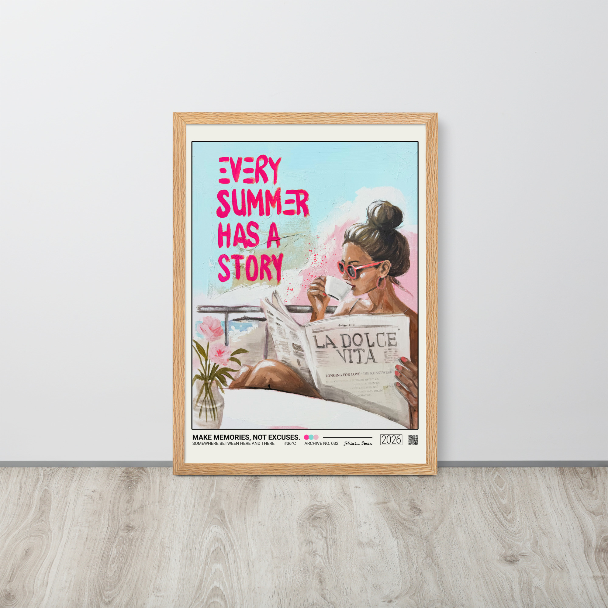 Make Memories, Not Excuses. - Framed Poster - Image 4