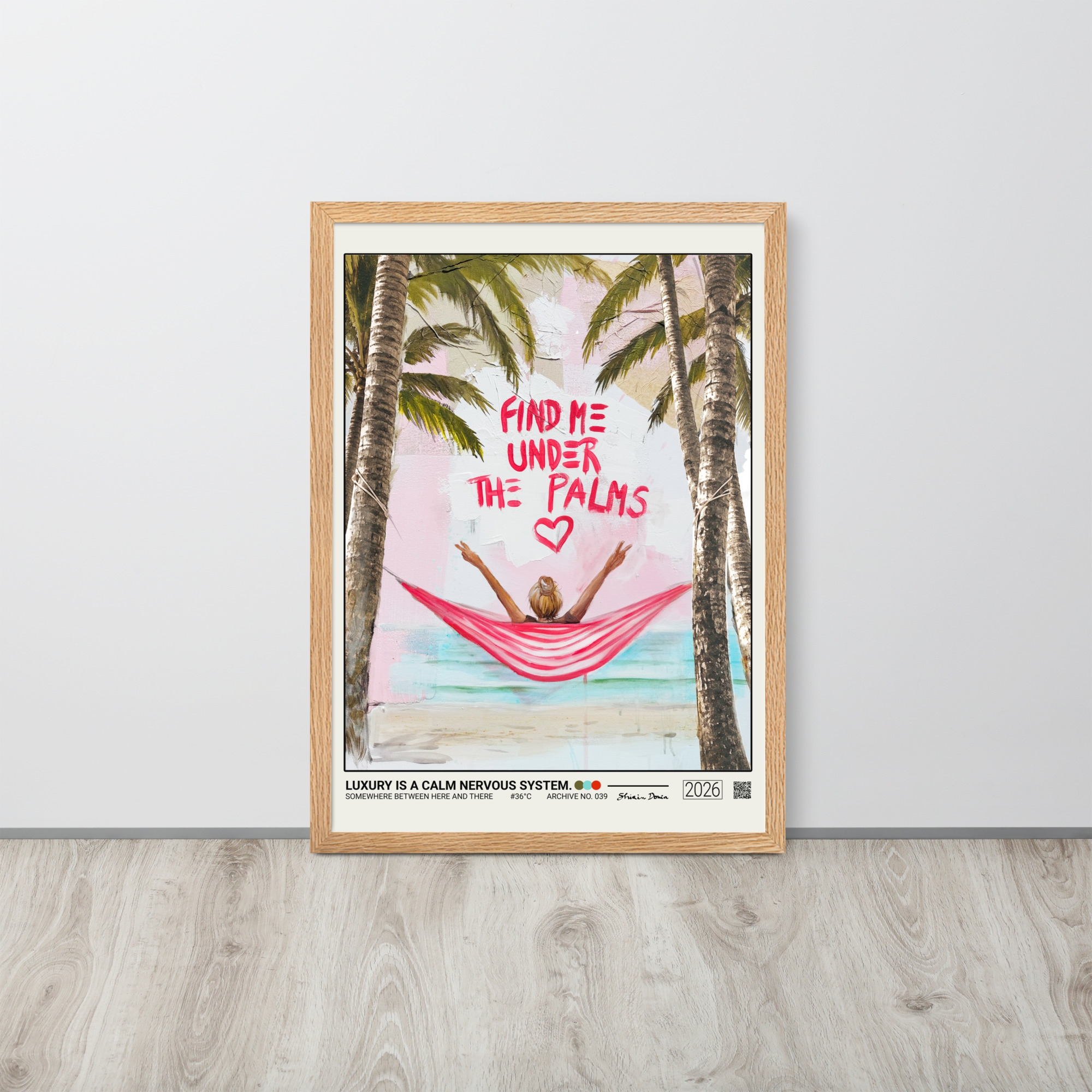 Luxury Is A Calm Nervous System. - Framed Poster - Image 4