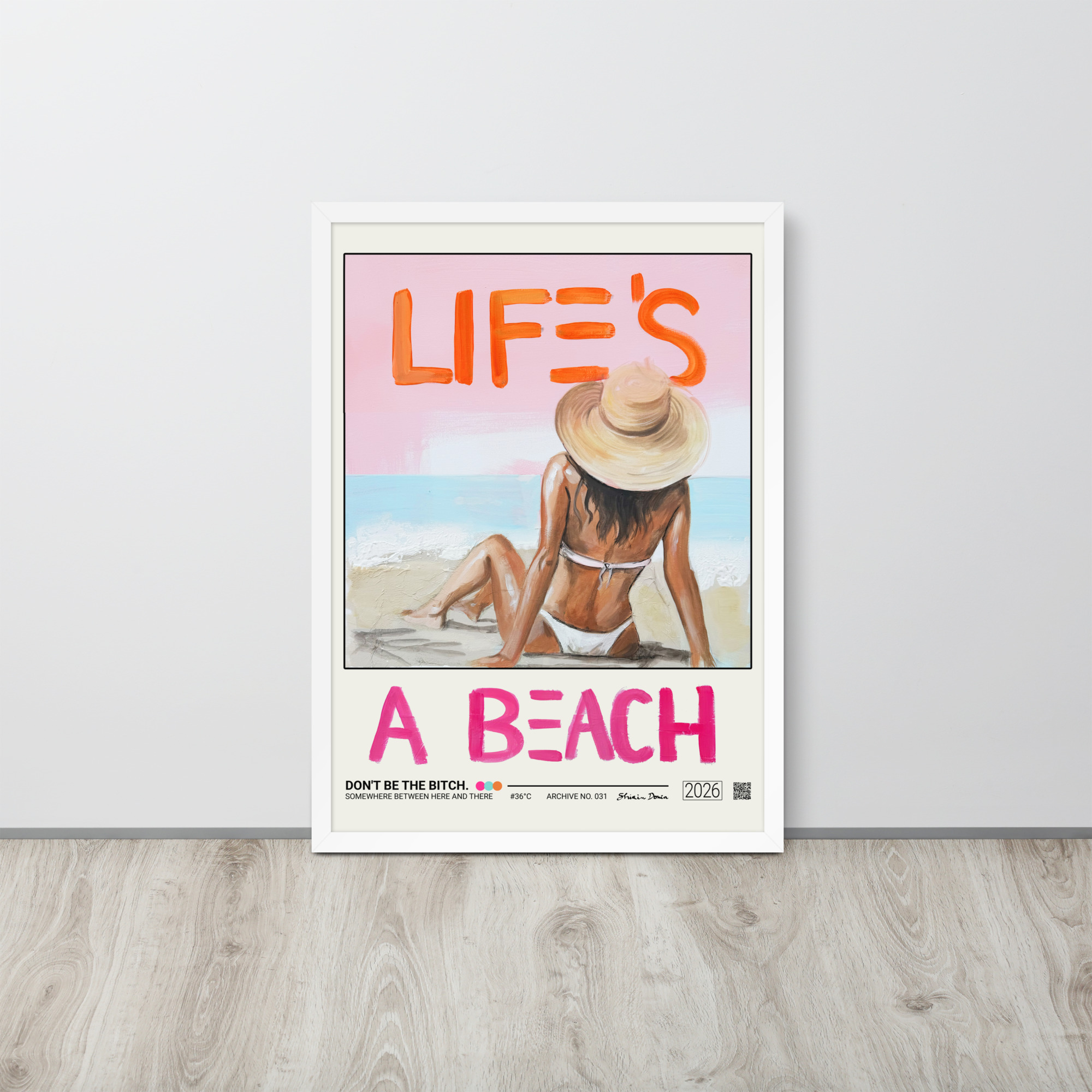 Don't Be The Bitch. - Framed Poster - Image 6