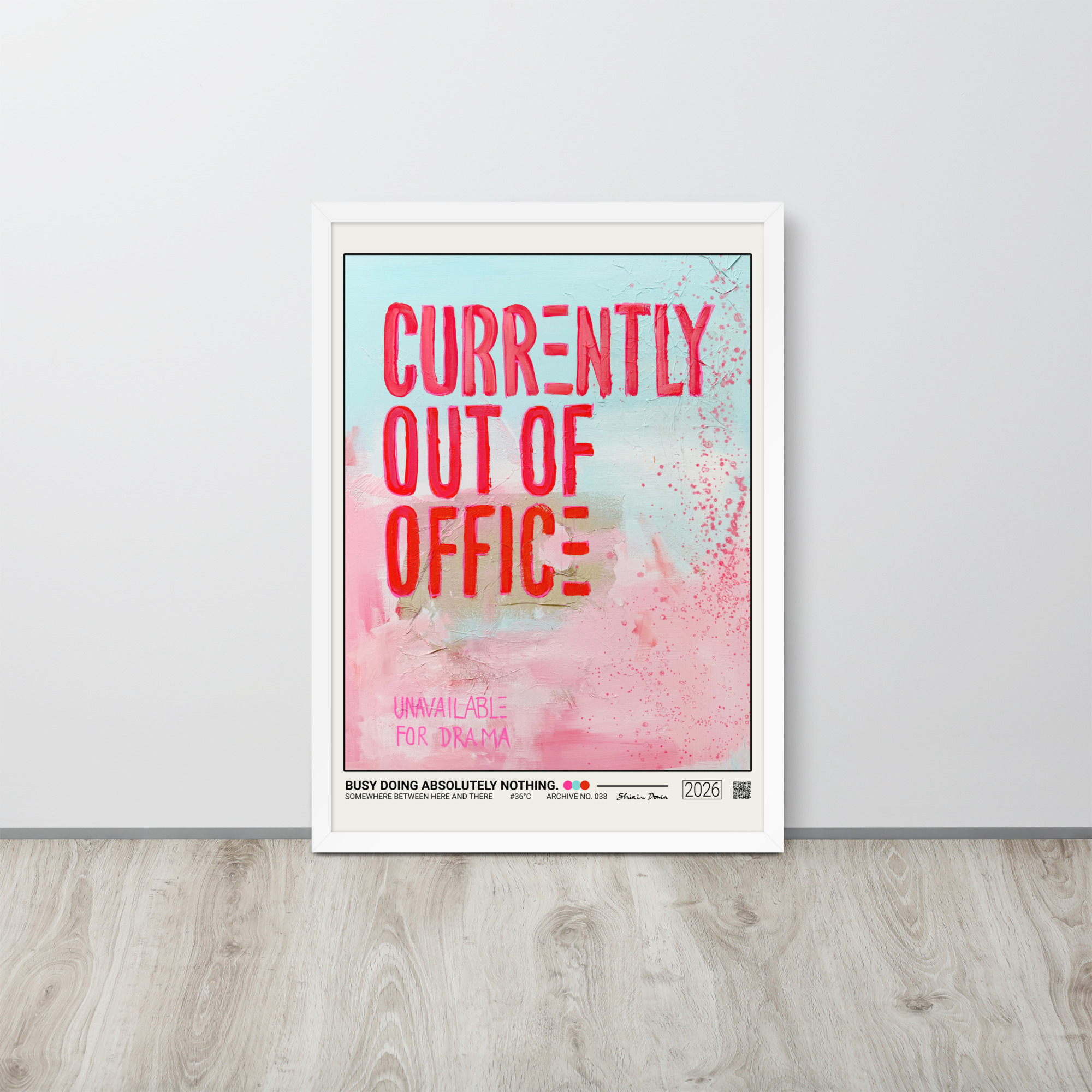 Busy Doing Absolutely Nothing. - Framed Poster - Image 6