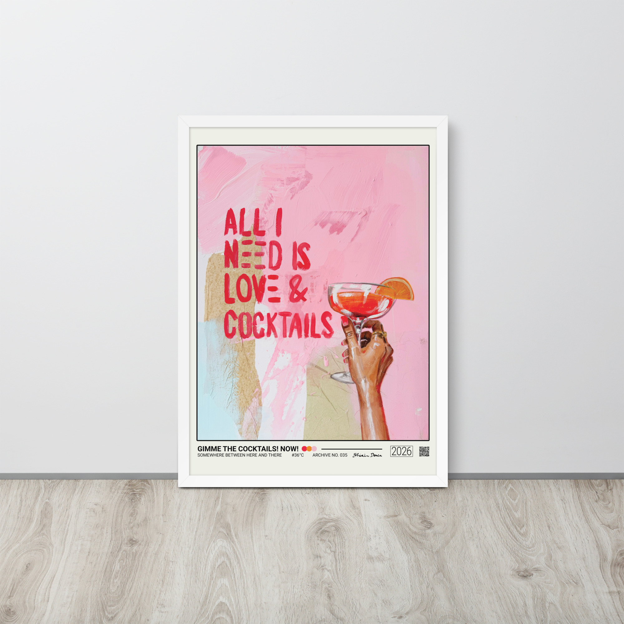 Gimme The Cocktails. Now! - Framed Poster - Image 6