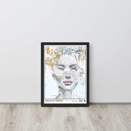 FIONA / QUIET CONFIDENCE - Framed poster