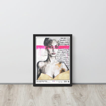 YOU ARE BEAUTIFUL - Framed poster