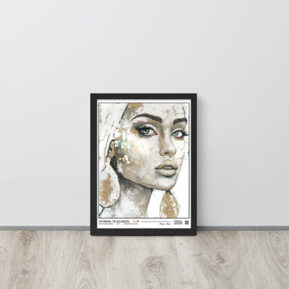 ATHENA / ELEGANCE. - Framed poster