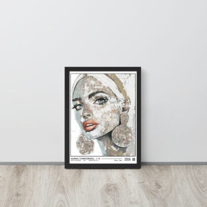 AUREA / CONFIDENCE. - Framed poster