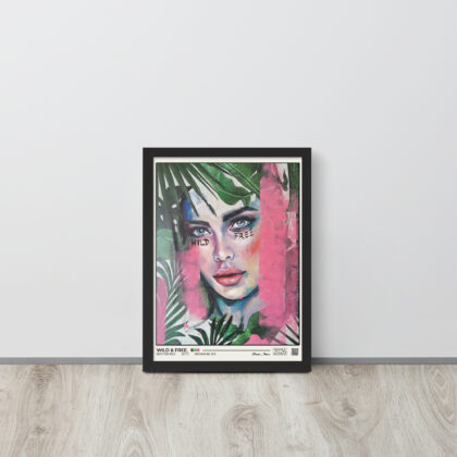 WILD AND FREE. - Framed poster