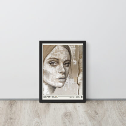 LESS, BUT BETTER. - Framed poster
