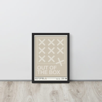 OUT OF THE BOX. - Framed poster