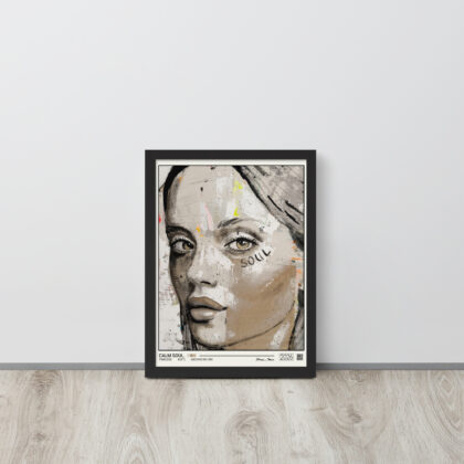 CALM SOUL. - Framed poster