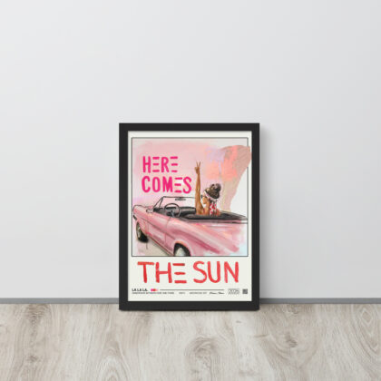 LA LA LA. - Framed poster