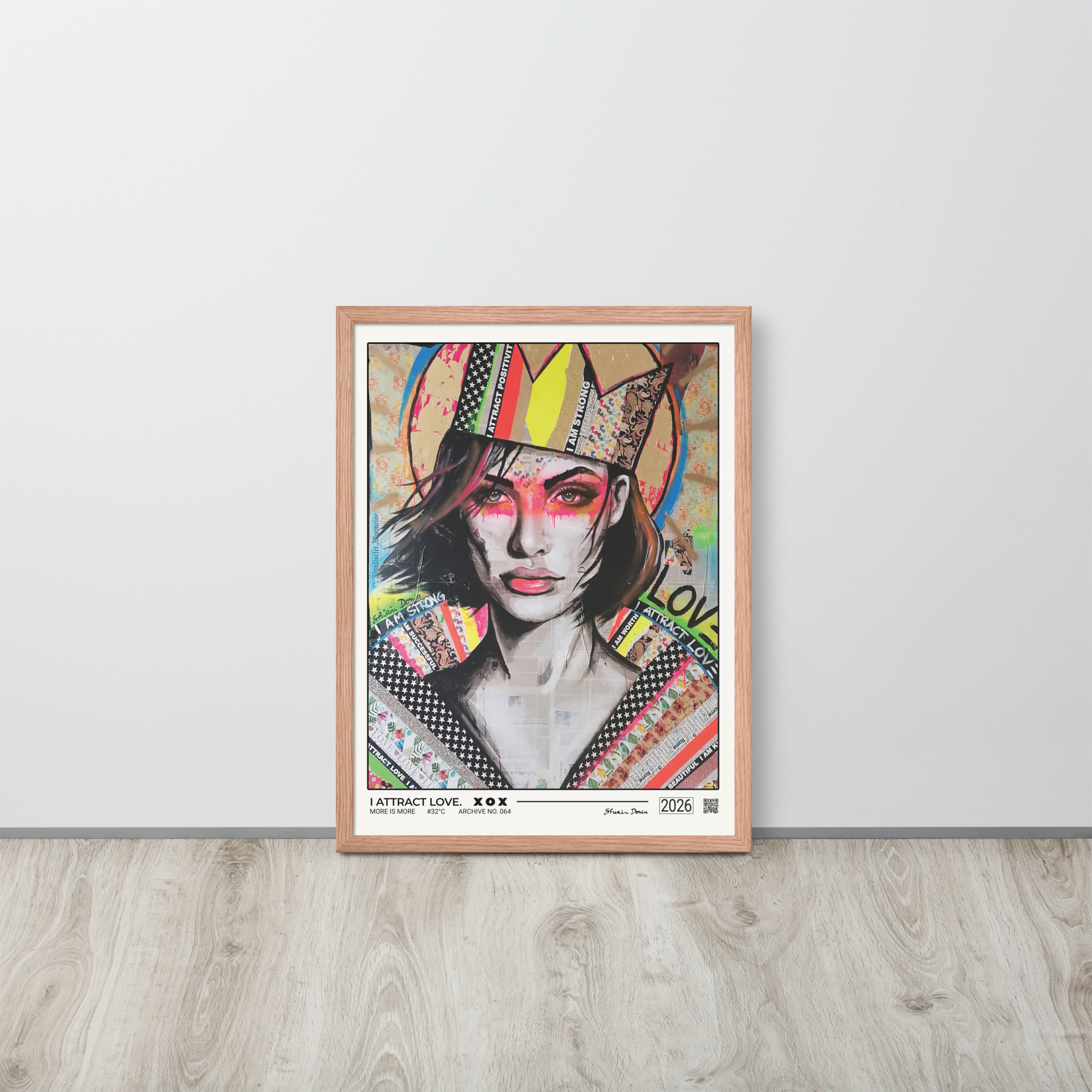I ATTRACT LOVE. - Framed poster - Image 4