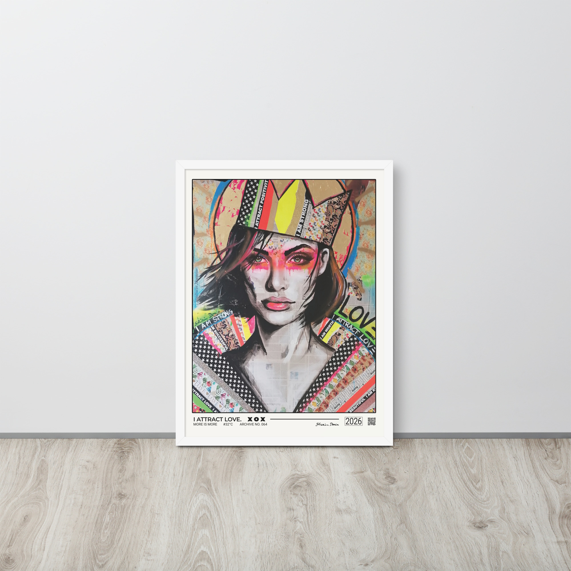 I ATTRACT LOVE. - Framed poster - Image 6