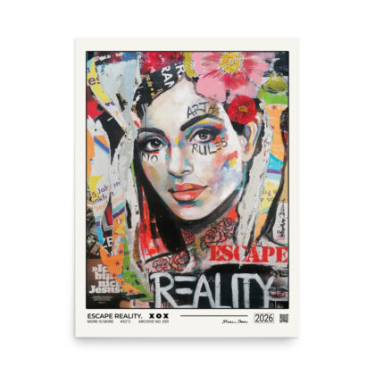 ESCAPE REALITY. - Poster