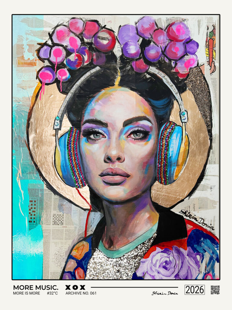 More Music – colorful pop art print